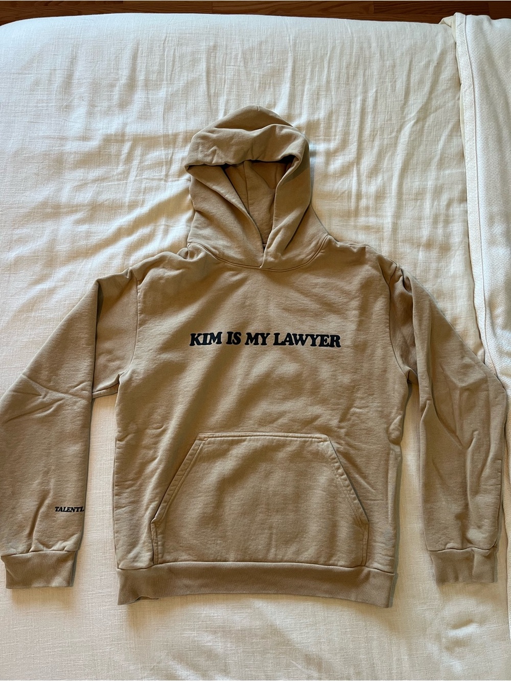 Talentless Kim Is My Lawyer Tan Hoodie Sweatshirt